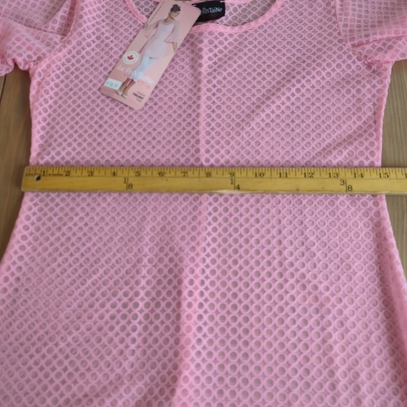 Luc Fontaine Pink Twilight Tunic Dress - Picture 6 of 9